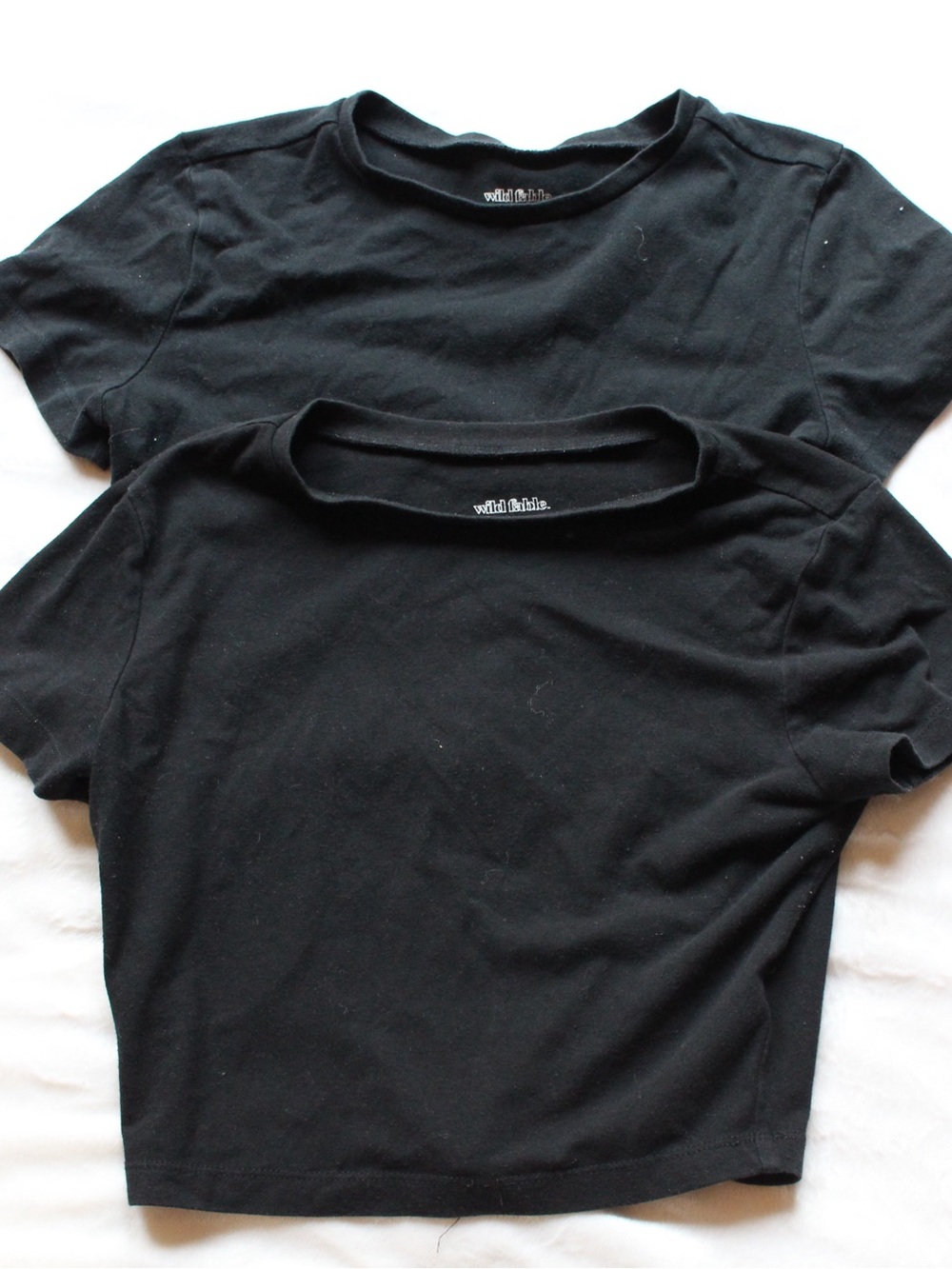 wild fable Black Short Sleeve Crewneck Tee - Pack of 2